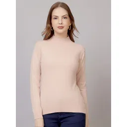 FEVERFEW Women Mock Collar Pullover-picture-39