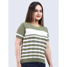 FEVERFEW Women Self Design Cotton Top-picture-27