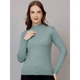FEVERFEW Women Solid Pullover-picture-34
