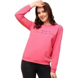 feyona Woman Sweatshirt for Winter Season Pink-picture-53
