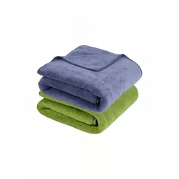 Fezora Grey & Green 2 Pieces 400 GSM Microfiber Bath Towel-picture-30