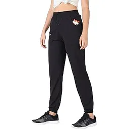 fflirtygo Cotton Solid Joggers/Track Pant/Solid Pajama/Leggings �100% Export Quality Soft Cotton Night Wear/Fox Printed Pocket Pyjama for Women Black Pyjama-picture-44