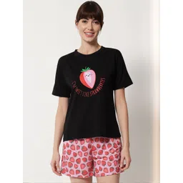 FFLIRTYGO Women Printed Night suit-picture-11