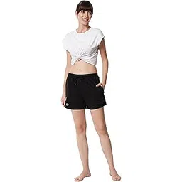fflirtygo Women's Cotton Shorts | Shorts for Women Night Wear | Sports and Running Shorts for Women | Gym Workout and Yoga Shorts | Women Shorts | Regular Fit Shorts for Women-picture-25
