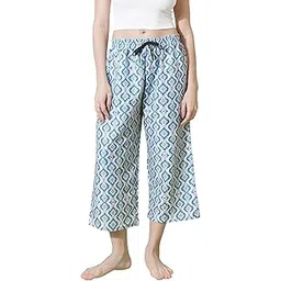 fflirtygo Women's Rayon Printed Pocket Capri/Night Pyjamas for Women,Nightwear Capri for Women-picture-36