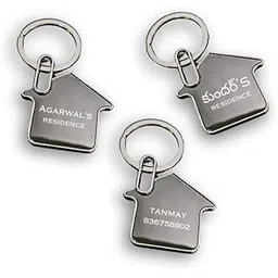 fg foundation gift Personalised House Keychain | Stainless Steel Keychain |Gift for Mom, Dad, Housewarming-picture-53