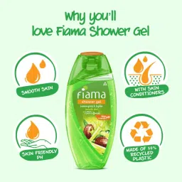 Fiama Lemongrass & Jojoba Shower Gel image 5