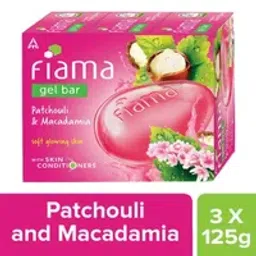 Fiama Patchouli & Macadamia Gel Bar, Soft Glowing Skin, Skin Friendly PH (Pack of 3)-picture-17