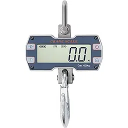 Fichiouy Heavy Duty Hanging Scale with LCD Screen, 2204.62lb/4409lbs Industrial Digital Crane Scale High Accuracy with Remote Controller (Silver Load Capacity 2204.62lb)-picture-15