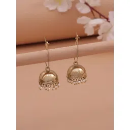 Fida Geometric Jhumkas Earrings-picture-37