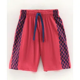 Fido Knee Length Shorts Solid Print - Pink-picture-11
