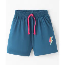 Fido Single Jersey Knit Shorts Lighting Strike Print - Blue-picture-19