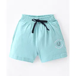 Fido Single Jersey Smiley Printed Shorts - Sea Green-picture-12