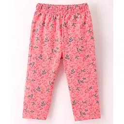 FIDO Single Jersey Three Fourth Length Pant Floral Printed - Pink-picture-11