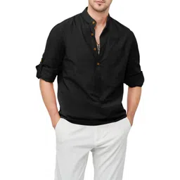 Fifth U Men Black Kurta-picture-38