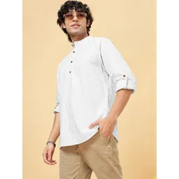 Fifth U Men White Kurta-picture-37