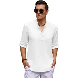 Fifth U Men White Kurta-picture-28