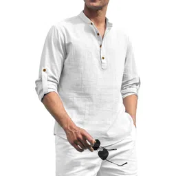 Fifth U Men White Kurta-picture-38