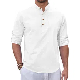 Fifth U Men White Kurta-picture-25