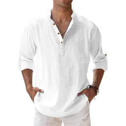 Fifth U Men White Kurta-picture-16
