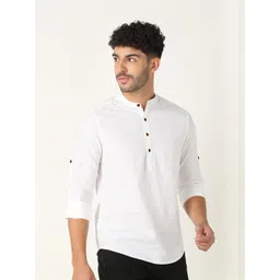 Fifth U Men White Kurta-picture-18