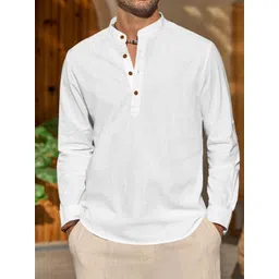 Fifth U Men White Kurta-picture-33