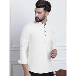Fifth U Men White Kurta-picture-19