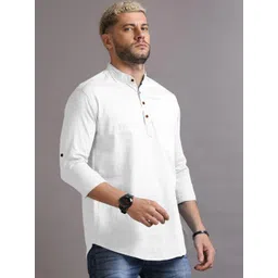 Fifth U Men White Kurta-picture-15