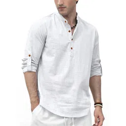 Fifth U Men White Kurta-picture-41