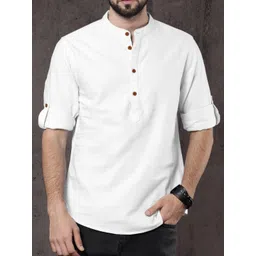 Fifth U Men White Kurta-picture-40