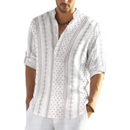 Fifth U Men White Kurtas image 1