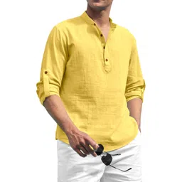 Fifth U Men Yellow Kurta-picture-35