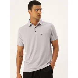 FIFTY TWO Self-Design Polo Collar Dri-FIT Training T-shirt-picture-29