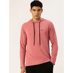 FIFTY TWO Self Design Textured Hooded T-shirt-picture-15