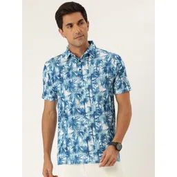 FIFTY TWO Tropical Printed Polo Collar T-shirt-picture-32