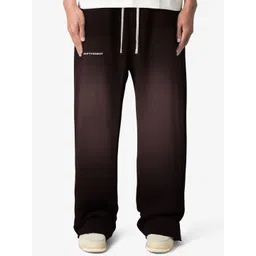 FiftyEight Men Faded Cotton Mid-Rise Straight Relaxed-Fit Track Pants-picture-10