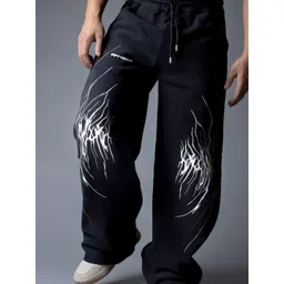 FiftyEight Men Printed Cotton Baggy-Fit Track Pants-picture-18