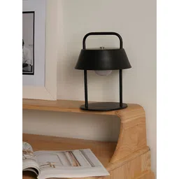 FIG Porto Black & White Metal Abstract Shaped Table Lamp with Bulb-picture-27