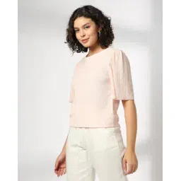 fig Women Crinkled Relaxed Fit Top-picture-41