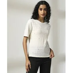 fig Women Embellished Relaxed Fit Top-picture-45