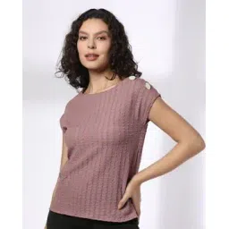 fig Women Patterned Relaxed Fit Round-Neck Top-picture-24
