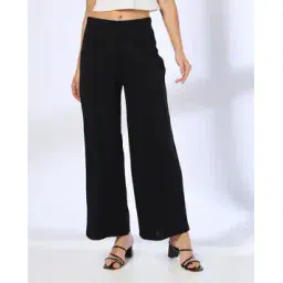 fig Women Pin-Tuck Wide-Leg Trousers-picture-42