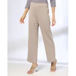 fig Women Straight Fit Flat-Front Pants-picture-14