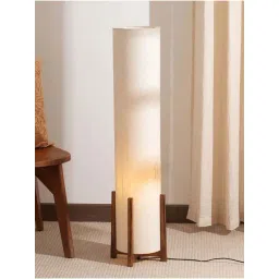 FIG Living Off-White Gauze Cotton Four Finger Floor Lamp image 1