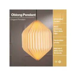 FIG Living Off-White Paper Oblong Pendant Lamp-picture-32