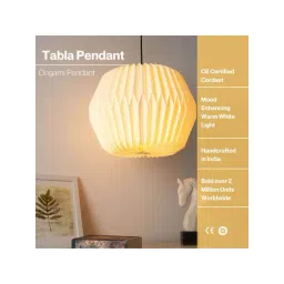 FIG Living Off-White Paper Ombre Pendant Lamp-picture-27