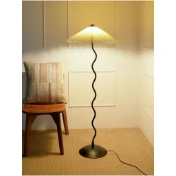 FIG Living Off White Paper Wavy Floor Lamp-picture-21