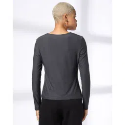 fig Women Relaxed Fit Square-Neck Top image 3