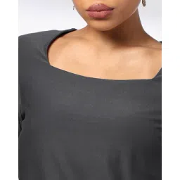 fig Women Relaxed Fit Square-Neck Top image 4