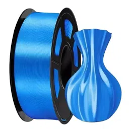 FiLAMONT 3D Printer Filament Pla Silk 1.75 mm Diameter, Silk Blue-picture-6